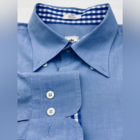 Peter Millar Weekender Wash Men’s Shirt Size L - Picture 2 of 8
